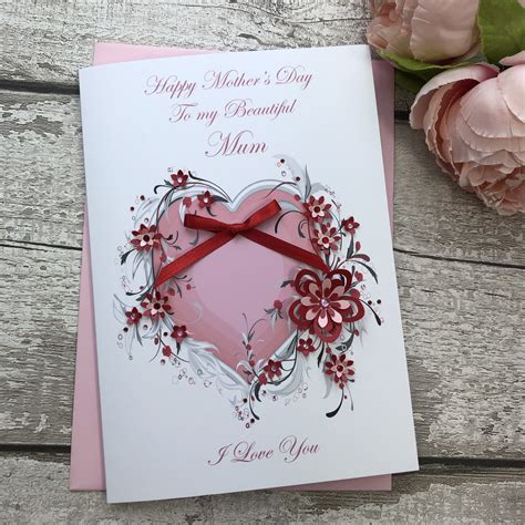 You deserve an entire day to celebrate you! Handmade Mother's Day Cards - Personalised CardsPink & Posh