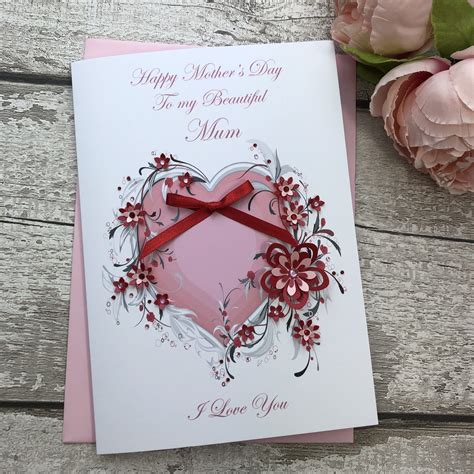 Your mom is special—there's no doubt about that. Handmade Mother's Day Cards - Personalised CardsPink & Posh
