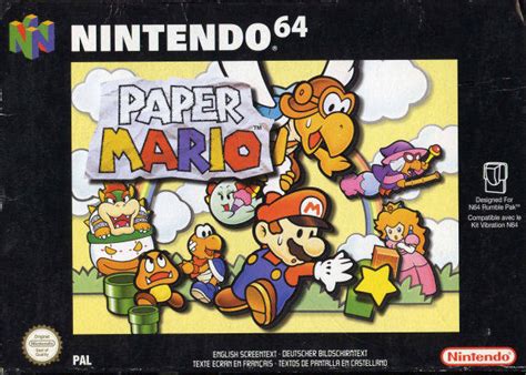 Paper Mario Boxarts For Nintendo 64 The Video Games Museum