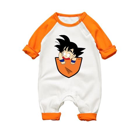 Spring 100cotton Baby Boys Girls Clothes Dragon Ball Babies Rompers