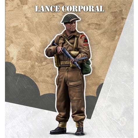 135 Lance Corporal Resin Model Soldier Gk Military Theme Of Ww2