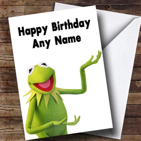 Personalised The Muppets Miss Piggy Childrens Birthday Card The Card Zoo
