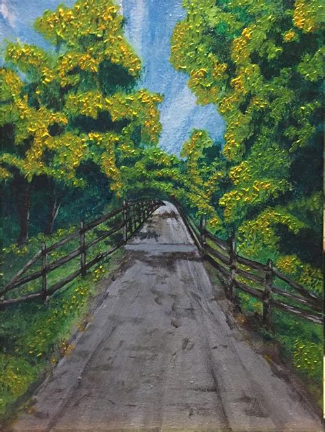 Old Dirt Road Painting By Kay Johnson