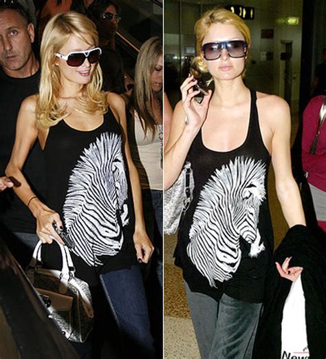 Omg Paris Hilton Wears Lauren Moshi Shirt Twice In One Week New York