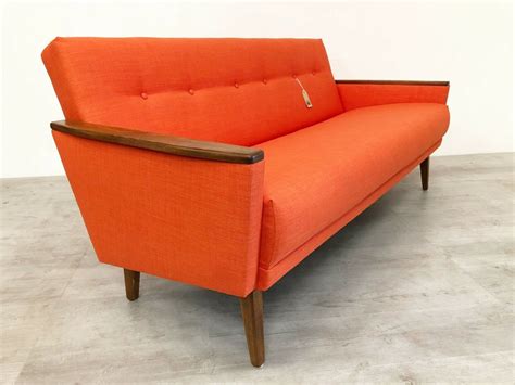 Danish Vintage Model 55 Mid Century 60s 3 Seat Lounge Sofa Etsy