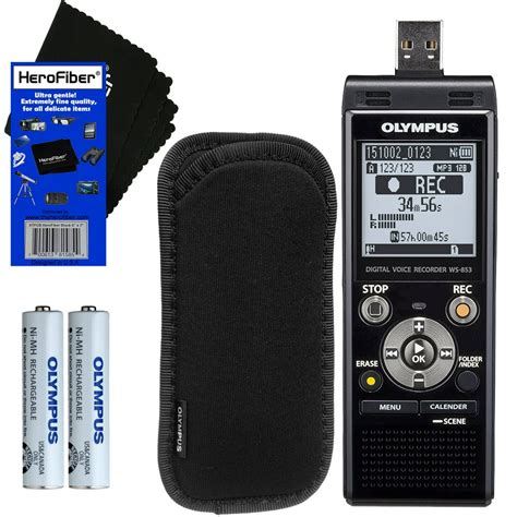Olympus Ws 853 Digital Voice Recorder Black With Built In 8gb
