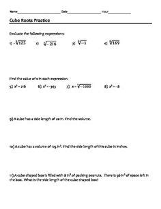 The square root calculator is used to find the square root of the number you enter. Scaffolded worksheet for estimating square roots. $1.00 ...