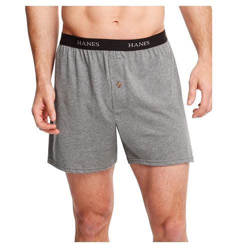 Hanes Classics Mens Tagless Comfortsoft Knit Boxers With Comfort Flex Waistband 5 Pack