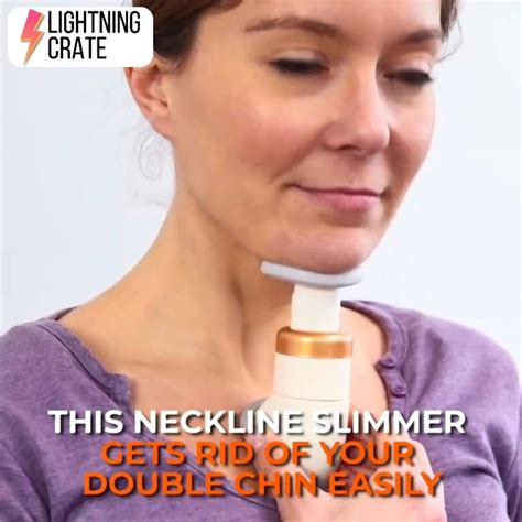 Neckline Slimmer Face Massager Double Chin Exercise Machine Video