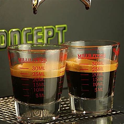 Ncnnwovf Shot Glasses Measuring Cup Liquid Heavy Glass Wine Glass Espresso Shot Glass 26