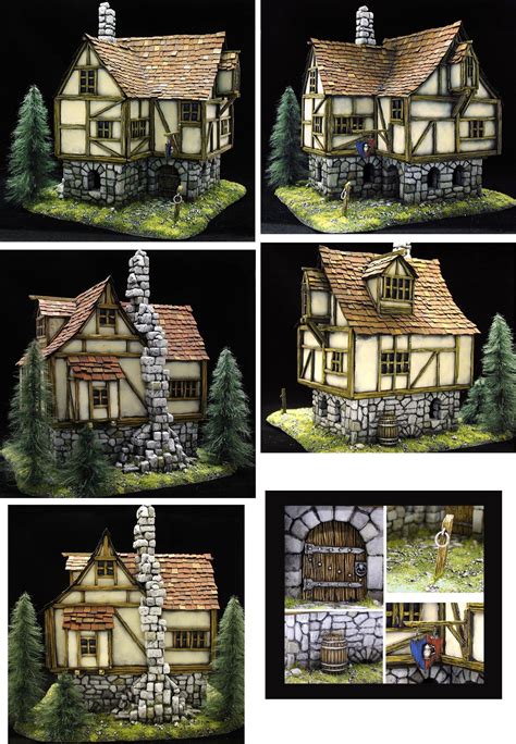 Fantasy City Fantasy House Fantasy Rpg Medieval Fantasy Miniature