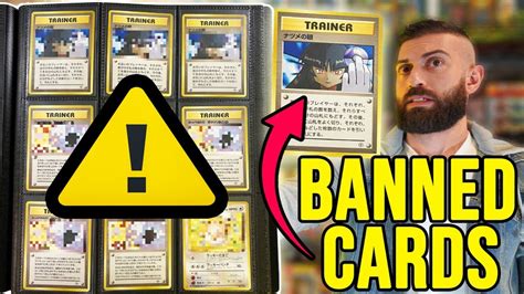 The rules committee has provided a philosophy document to demonstrate the reasoning behind banning. Banned Pokemon Cards! *WARNING* (Opened Old Booster Packs & Found FORBIDDEN Cards For My ...