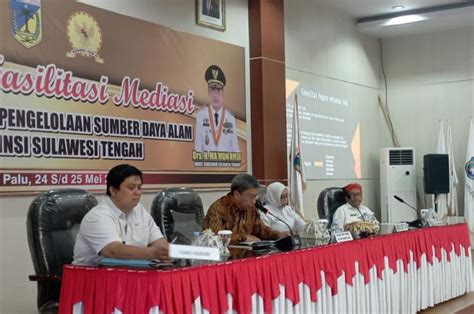Sekdaprov Sulawesi Tengah Resmi Buka Rapat Koordinasi Dan Mediasi