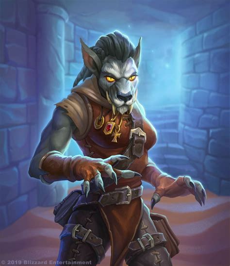 Dragon Age Hearthstone Game Female Werewolves Character Inspiration