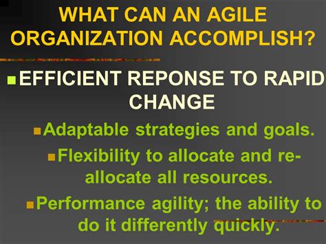 Transforming To An Agile Organization By J Robert Rossman Phd