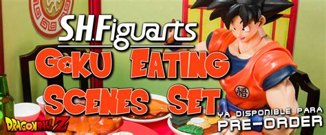 Dragon ball z dragon stars wave 10 set of 3 figures. Goku Eating Scenes Set S.H. Figuarts ♦️ !Ya en PRE - COMPRA! ♦️