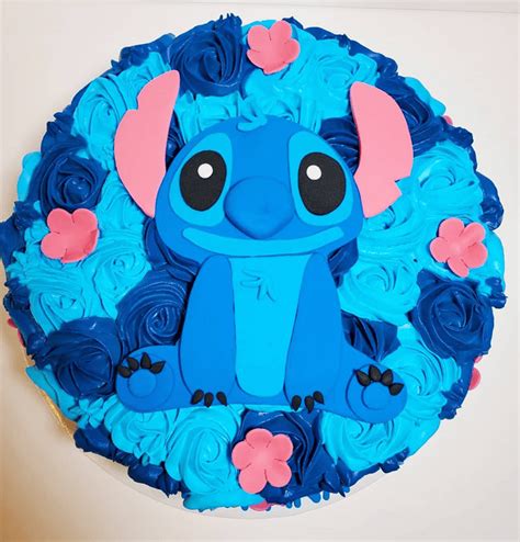 Lilo And Stitch Cake Cake Designs Images Perfect Cake Cake Flour Custom Cakes Birthdays