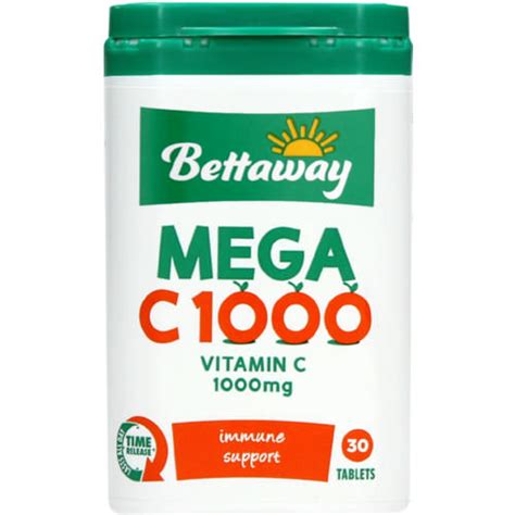 5 vitamin c myths busted! Bettaway Mega C 1000 Vitamin Supplement 30 Tablets - Clicks