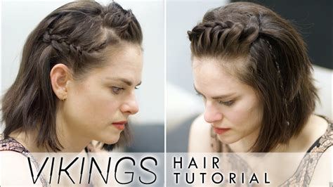 In the end, it might even give you some thor vibes, and who maybe you are a fan of the viking hairstyles but are not just ready to grow out your hair. Vikings Hair Tutorial for Short Hair - featuring Amy ...