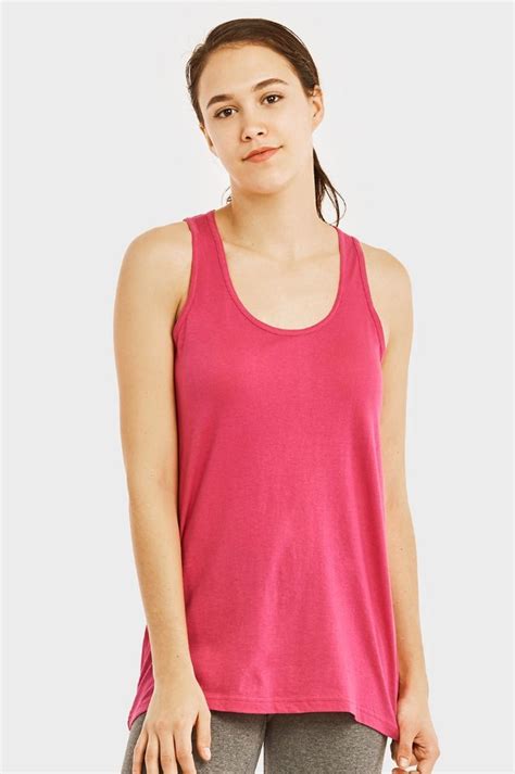 72 Pieces Sofra Ladies Loose Fit Jersey Tank Top In Rose Womens