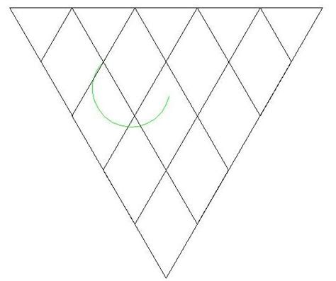 triangle grid | Sweet Dreams Quilt Studio