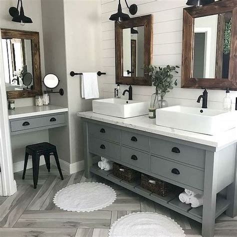 While there are many things to consider, here are some tips to help make your vision come to life. 55 Stunning Farmhouse Bathroom Mirror Design Ideas And ...