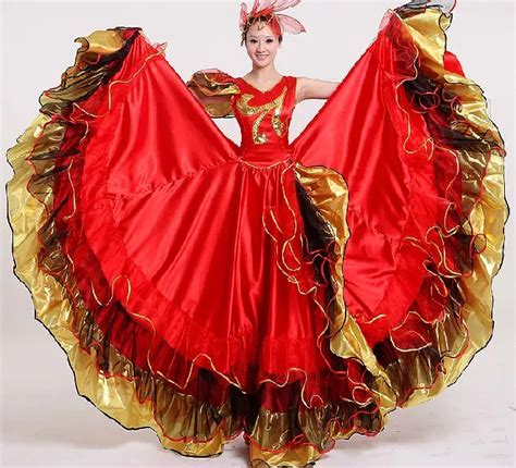 Women Flamenco Dance Dress Adult Paso Double Dance Dress Flamenco Costume Girl Flamenco Dancing