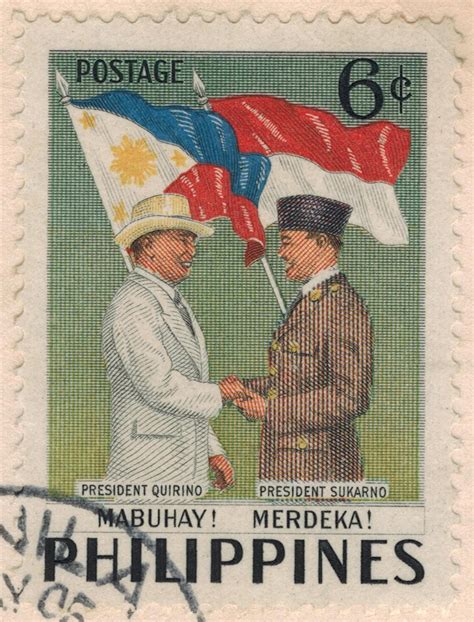 By landbank of the philippines for the eventual establishment of a financial institution for. Philippine Republic Stamps : 1953 Quirino-Sukarno State Visits