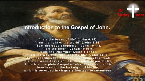 Introduction To The Gospel Of John Youtube