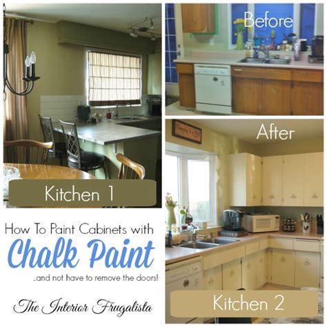 A lot less paint waste indicates getting less paint conserving you even more money when diy spraying your cabinets. How To Paint Kitchen Cabinets With Chalk Paint - Interior ...