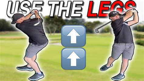 How To Use Your Legs In The Golf Swing To Maximise Distance And Accuracy Youtube