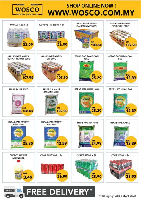 Wosco Grocery Wholesaler Hot Deals