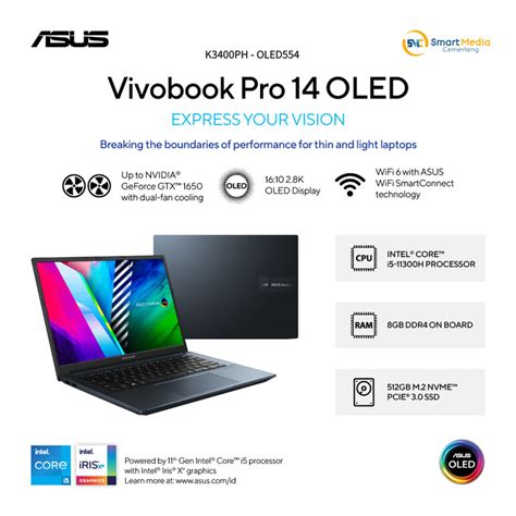 Review Asus Vivobook Pro 14 Oled M3400 Laptop Dengan 50 Off
