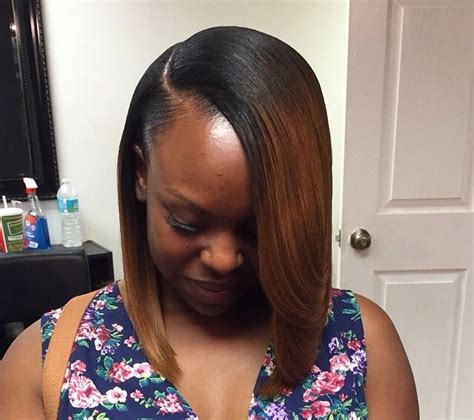 Black women hairstyles requiring zero chemicals and protects your natural hair from being exposed to heat and other damaging things are. #Bob #Ombre #Brown #Black #Weave #InvisiblePart | Hair ...