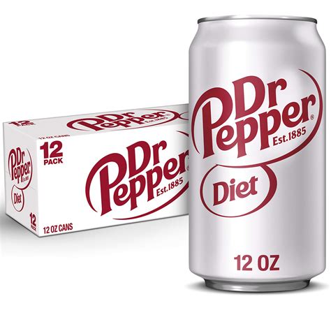 Buy DR PEPPER Diet Soda, 12 fl oz cans, 12 pack Online at
