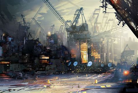 Scraps Of The Untainted Sky The Epic Dystopian Artworks By Daniel