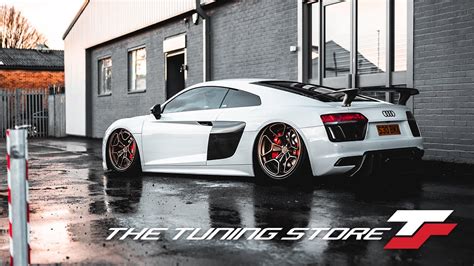 Audi R8 V10 On Air Lift Performance And Rotiform Youtube