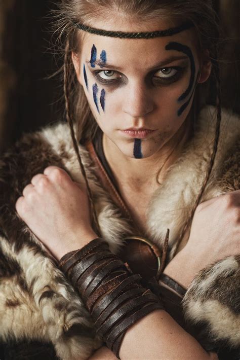 Julia 7 Warrior Makeup Viking Makeup Warrior Woman