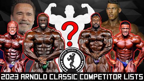 2023 Arnold Classic Competitor Lists Announced Classic Physique And