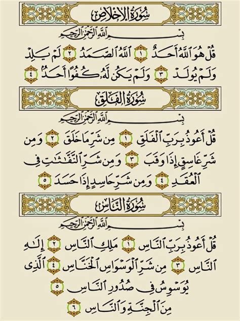 The four quls are just four surahs (chapters) of the quran that begin with the word qul. my story...: 3 Qul