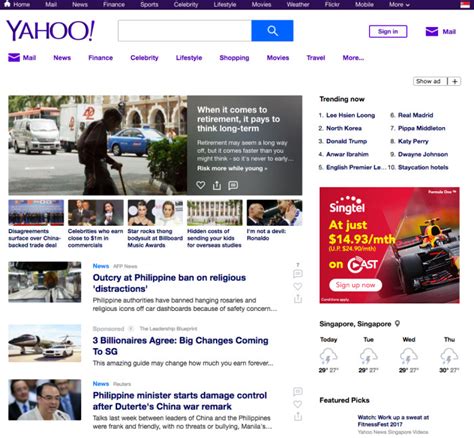Yahoo Revamps Homepage And Yahoo Finance Websites Marketing Interactive