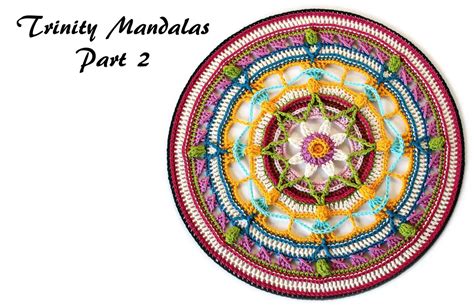 Trinity Mandalas Part 2 Free Crochet Pattern Its All In A Nutshell