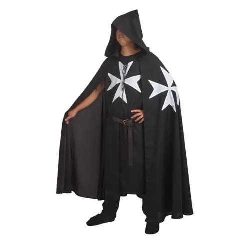 medieval knights templar cosplay tunic cloak knights of st john larp costume 24 99 picclick