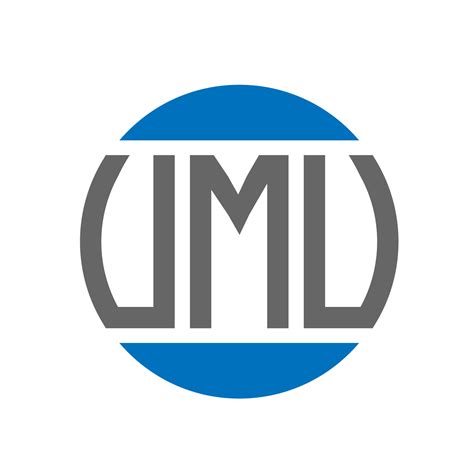 UMV letter logo design on white background. UMV creative initials