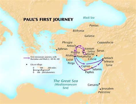 Pauls Missionary Journeys Diagram Quizlet