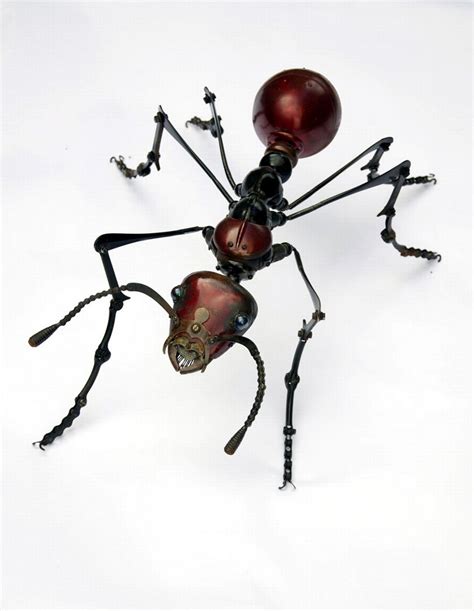 Insect Sculptures Out Of Scrap Metal Mirror Online