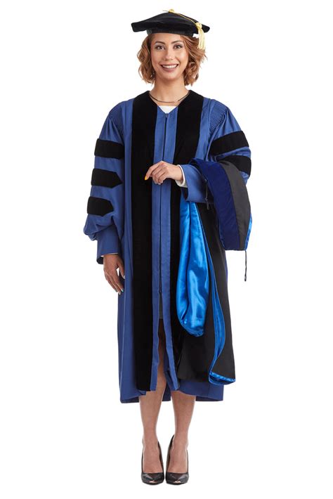 Yale University Doctoral Regalia Set Doctoral Gown Phd Hood And