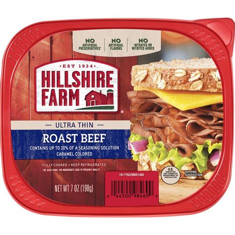 Hillshire Farm Ultra Thin Roast Beef Lunch Meat 7 Oz Instacart