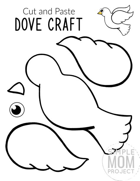 Bird Cut And Paste Craft Templates Simple Mom Project Store