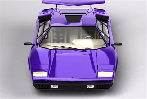 Purple Lamborghini Countach Lamborghini Countach Super Cars